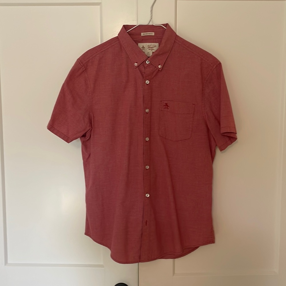 Original Penguin Heritage Slim Fit Short-sleeve Button Up
